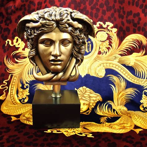 versace head statue|versace head meaning.